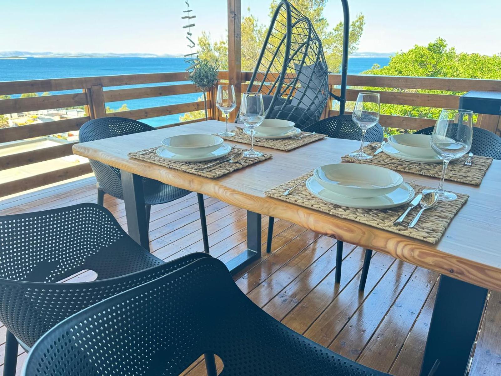 D-View Premium Mobile Home - Panoramic Seaview - 150 M From Beach, Free Parking Drage Εξωτερικό φωτογραφία